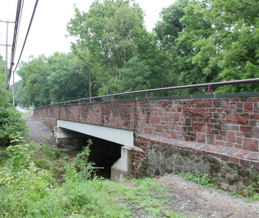 Old Easton Road Bridge Plumstead Township After