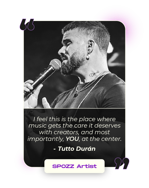 Tutto Duran - SPOZZ Artists and Owner